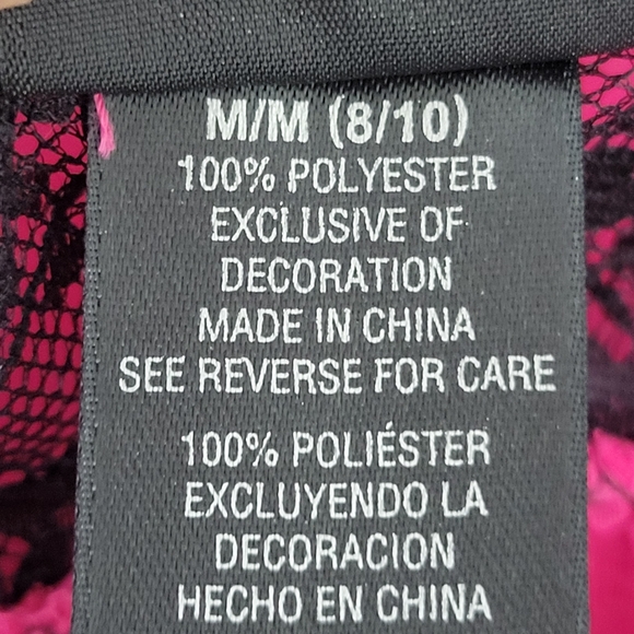 Secret Treasures Pink and Black PJ Top Size Medium - Picture 6 of 7